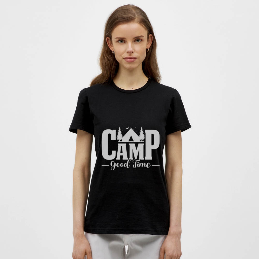 CAMP -GOOD TIME- | Frauen T-Shirt - Schwarz