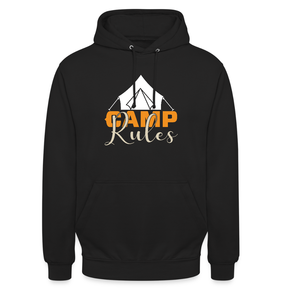 CAMP RULES | Unisex Hoodie - Schwarz