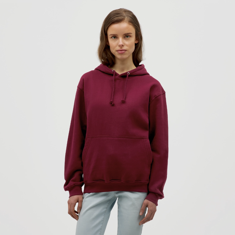 CAMPER SIND DIE MENSCHEN, DIE FREIWILLIG IM WALD WOHNEN UND DAS GLÜCKLICH Unisex Hoodie - Bordeaux