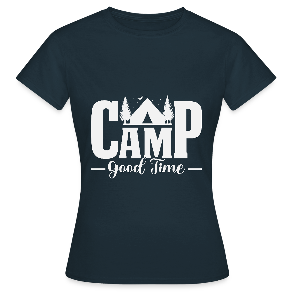 CAMP -GOOD TIME- | Frauen T-Shirt - Navy