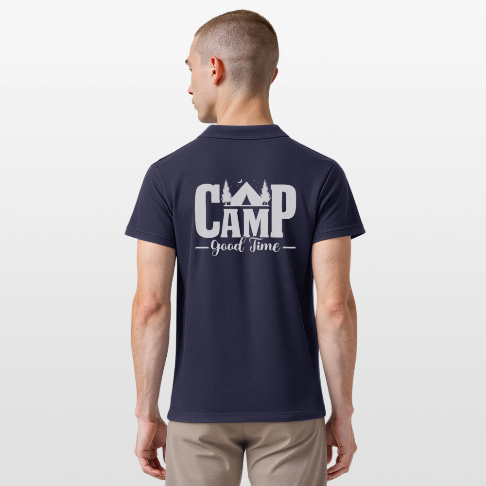 CAMP -GOOD TIME- | Männer Poloshirt - Navy