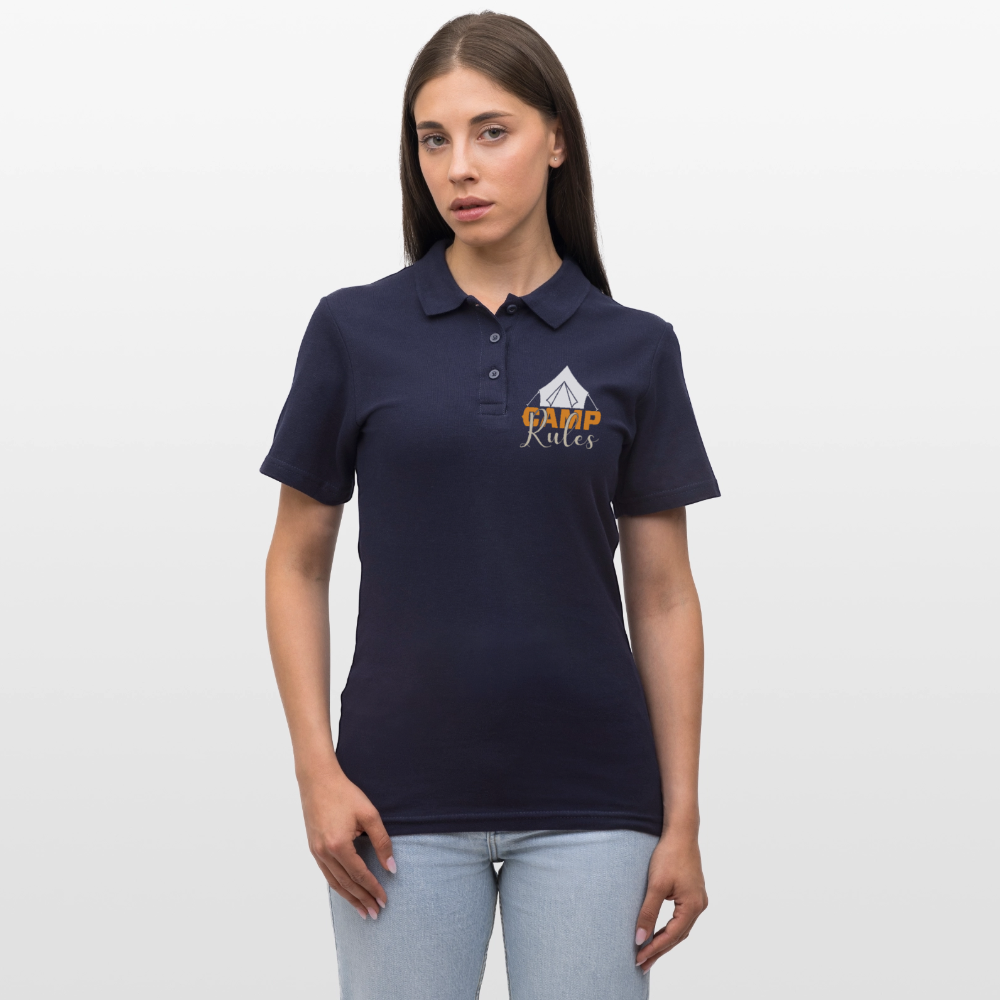 CAMP RULES | Frauen Polo Shirt - Navy