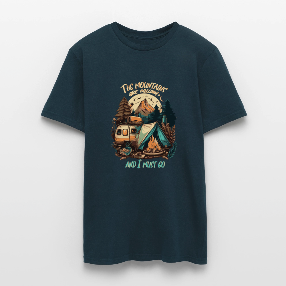 THE MOUNTAINS ARE CALLING | Männer T-Shirt - Navy