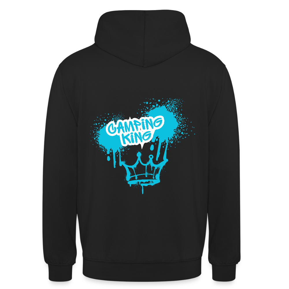 CAMPING KING | Unisex Hoodie - Schwarz