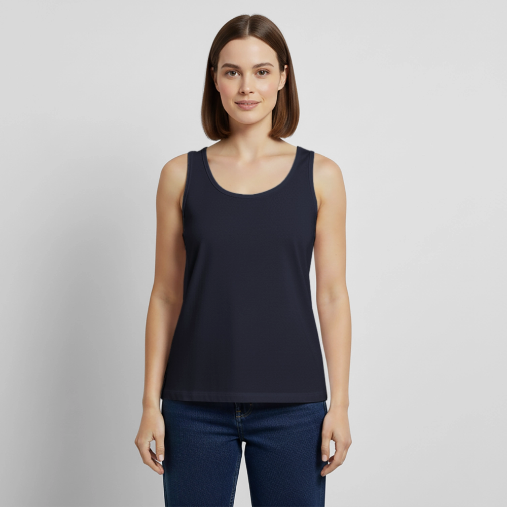 CAMPER SIND DIE MENSCHEN, DIE FREIWILLIG IM WALD WOHNEN! | Frauen Premium Tank Top - Navy