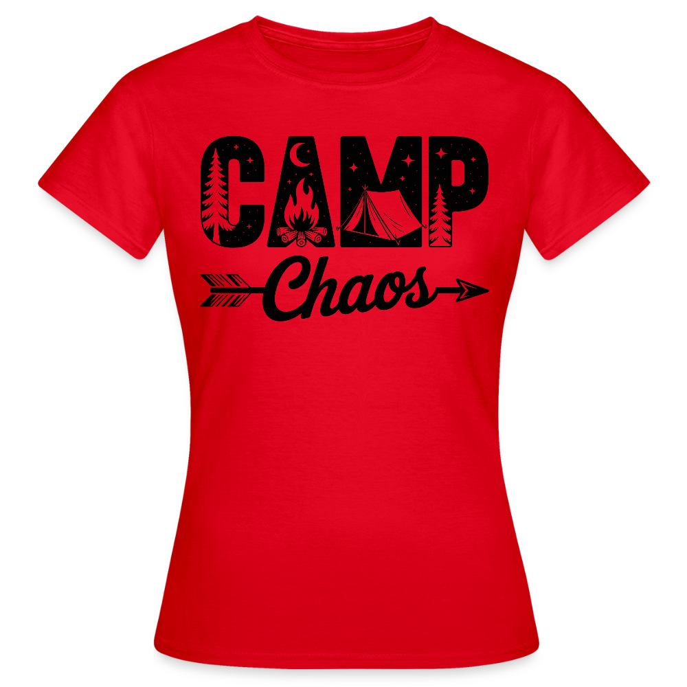 CAMP CHAOS | Frauen T-Shirt - Rot