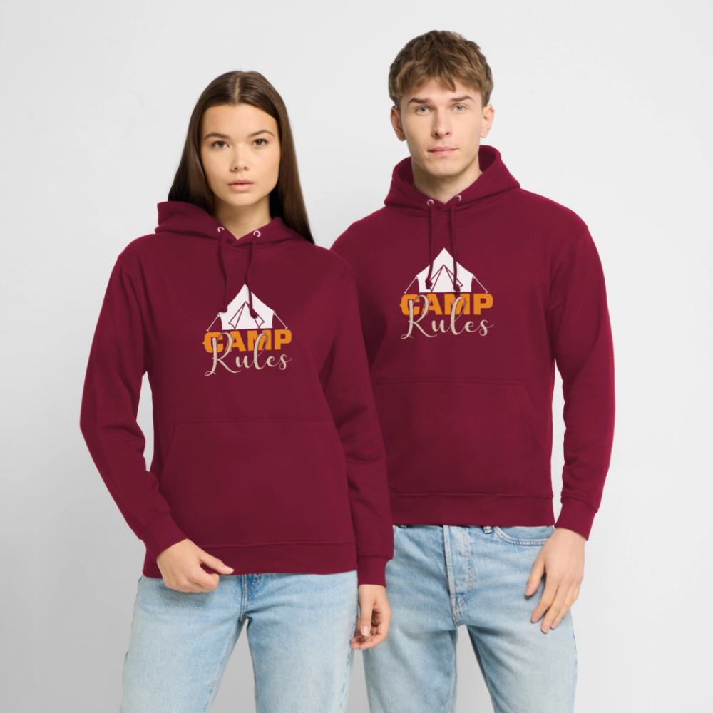 CAMP RULES | Unisex Hoodie - Bordeaux