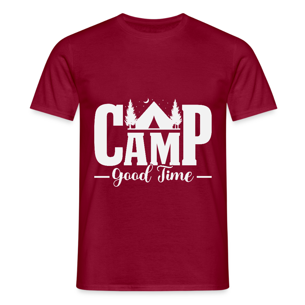 CAMP -GOOD TIME- | Männer T-Shirt - Ziegelrot