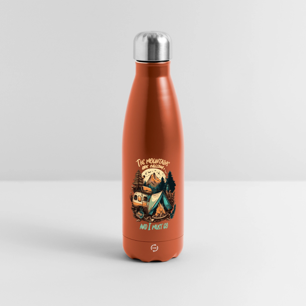 THE MOUNTAINS ARE CALLING | Thermosflasche 500 ml - Terra