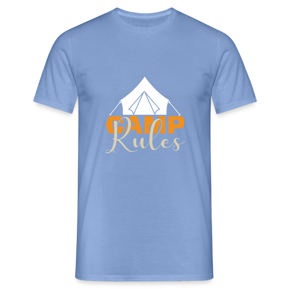 CAMP RULES | Männer T-Shirt - Carolina Blue