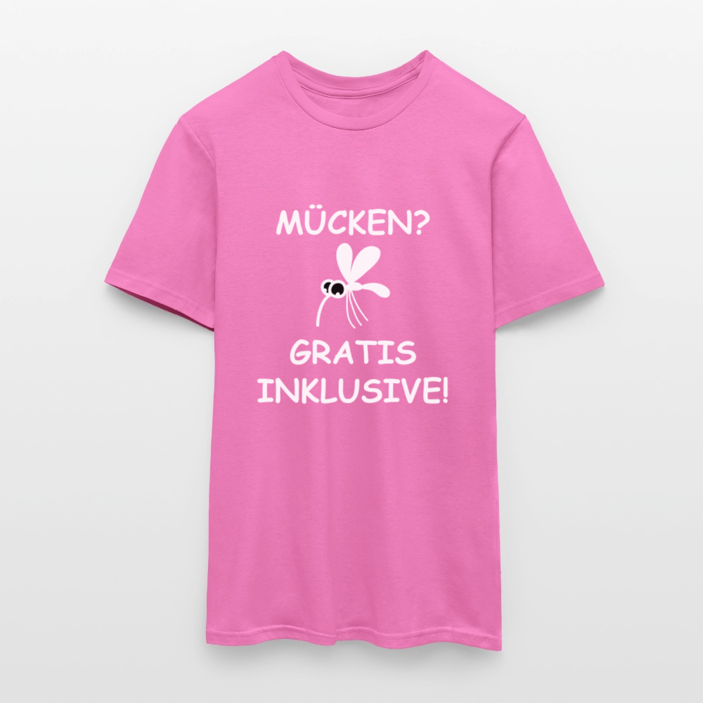 MÜCKEN? GRATIS INKLUSIVE! | Männer T-Shirt - Pink