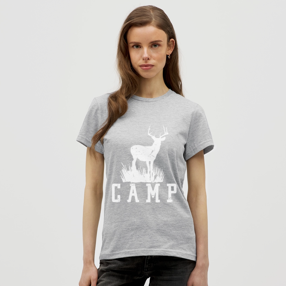 Camp | Frauen T-Shirt - Grau meliert