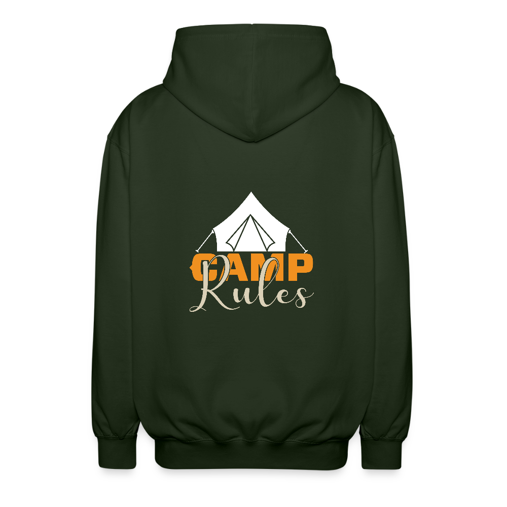CAMP RULES | Unisex Kapuzenjacke - Forstgrün 