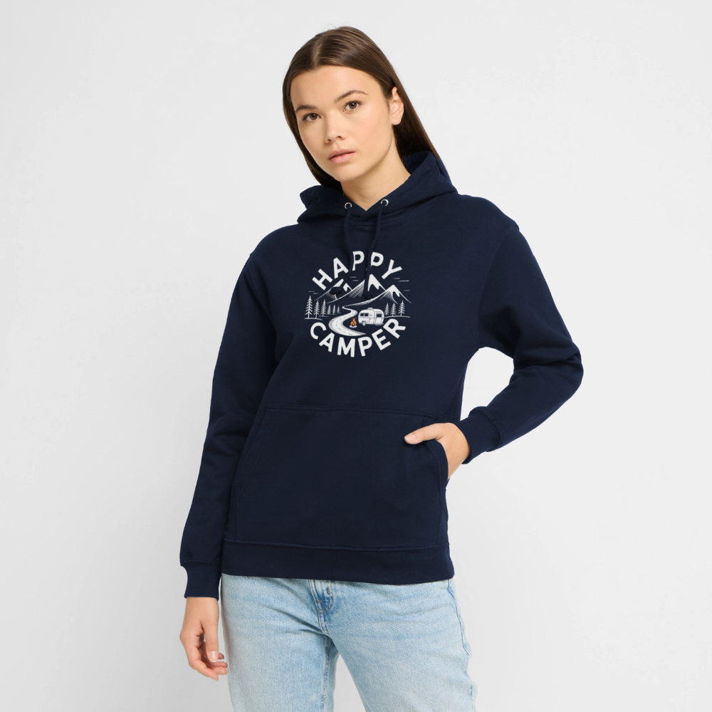 HAPPY CAMPER | Unisex Hoodie - Navy