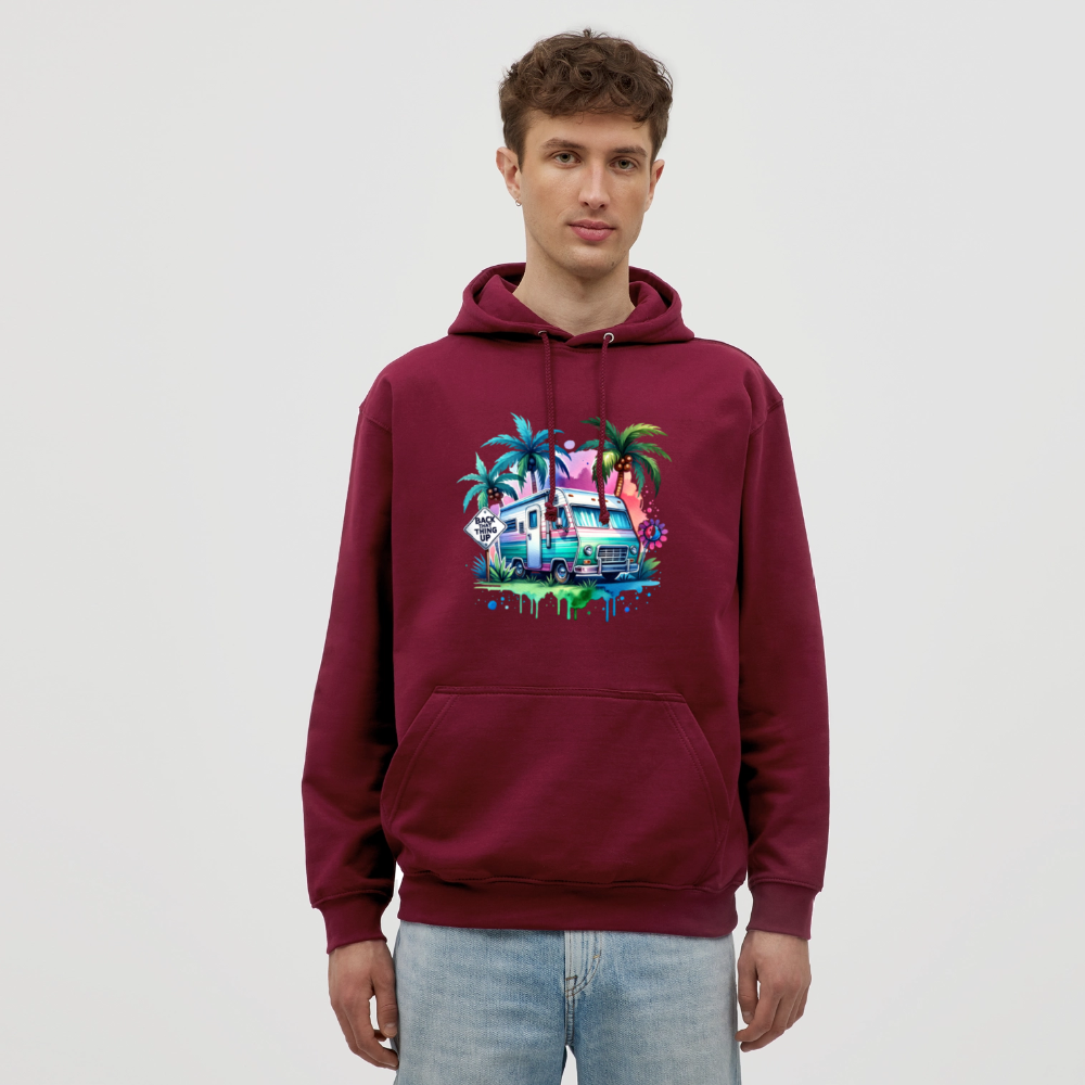 Wohnmobil unter Palmen | Unisex Hoodie - Bordeaux