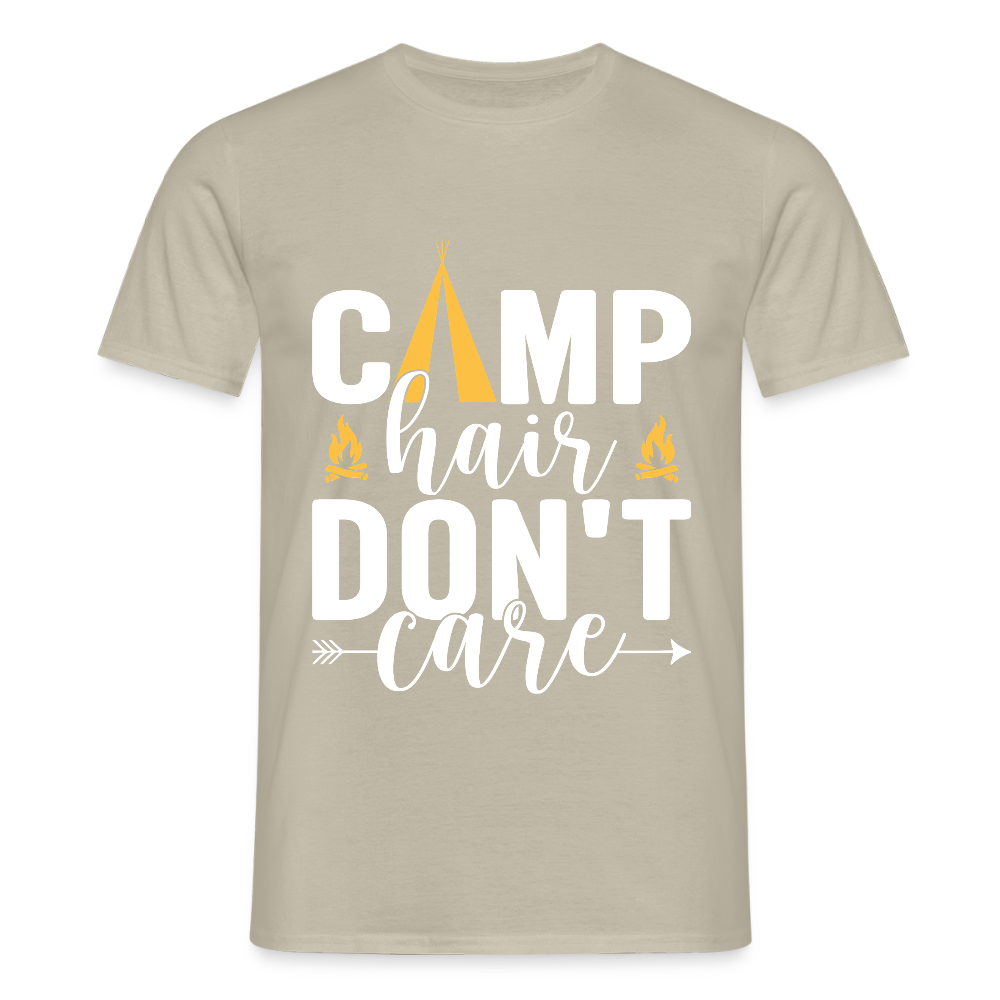 CAMP HAIR DON´T CARE | Männer T-Shirt - Sandbeige