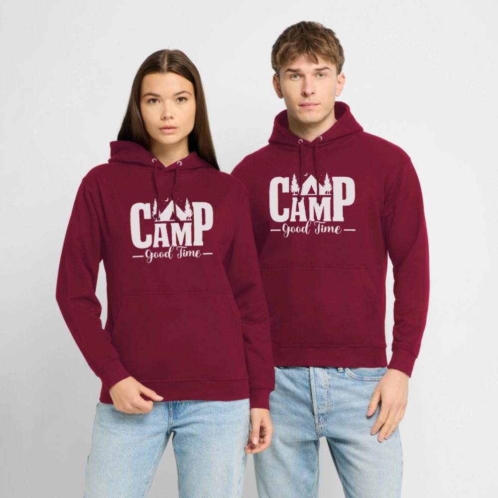 CAMP - GOOD TIME- | Unisex Hoodie - Bordeaux