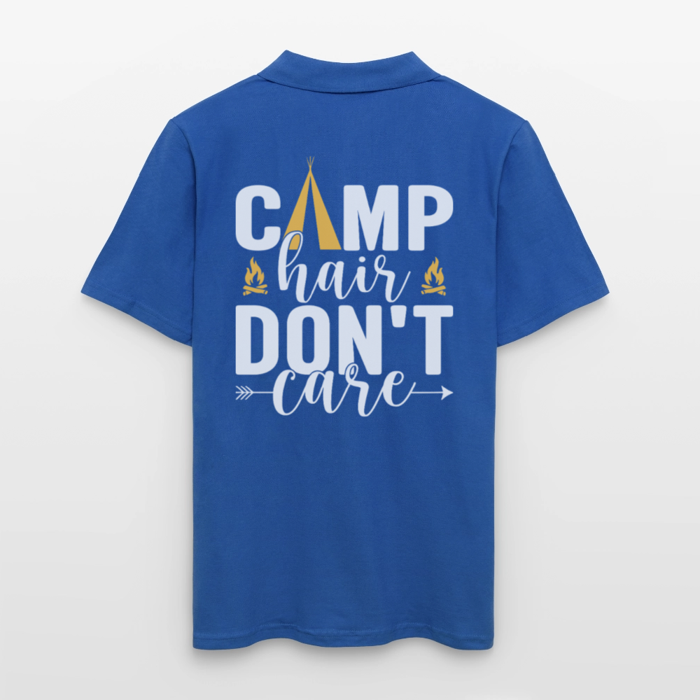 CAMP HAIR DON´T CARE | Männer Poloshirt - Royalblau