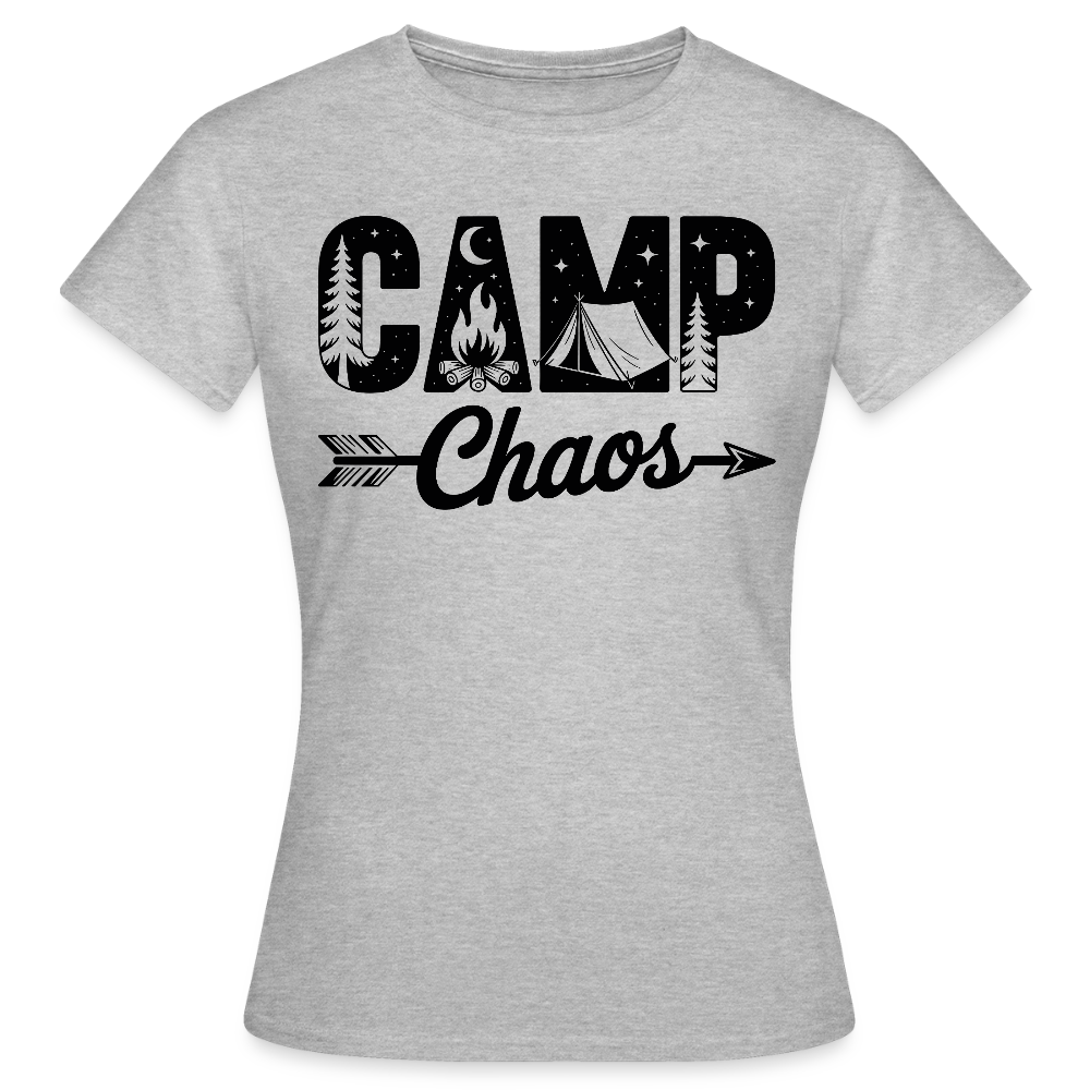 CAMP CHAOS | Frauen T-Shirt - Grau meliert