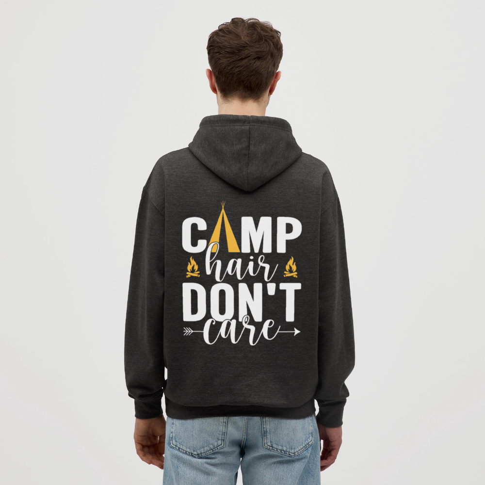 CAMP HAIR DON´T CARE | Unisex Hoodie - Anthrazit