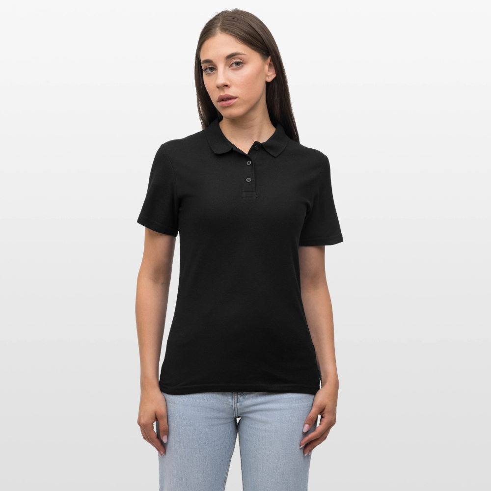 CAMP -GOOD TIME- | Frauen Polo Shirt - Schwarz
