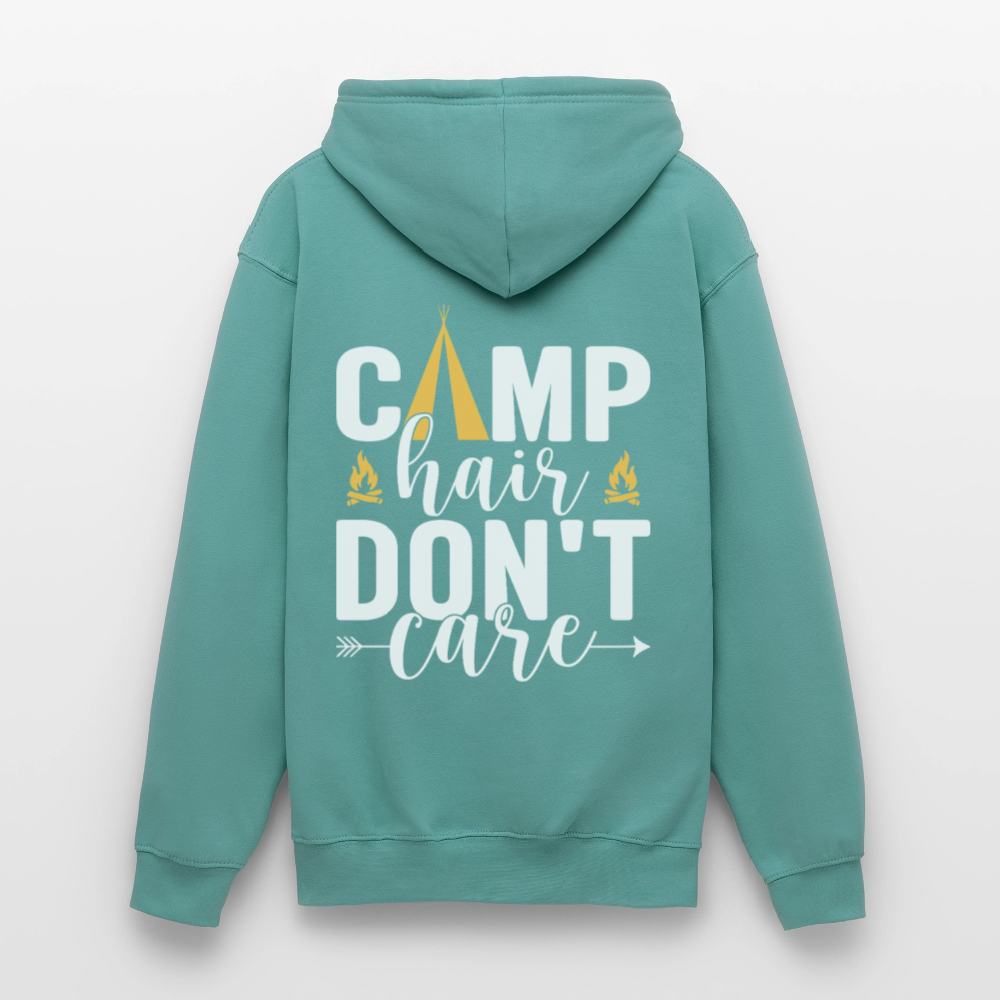 CAMP HAIR DON´T CARE | Unisex Hoodie - Pastelltürkis