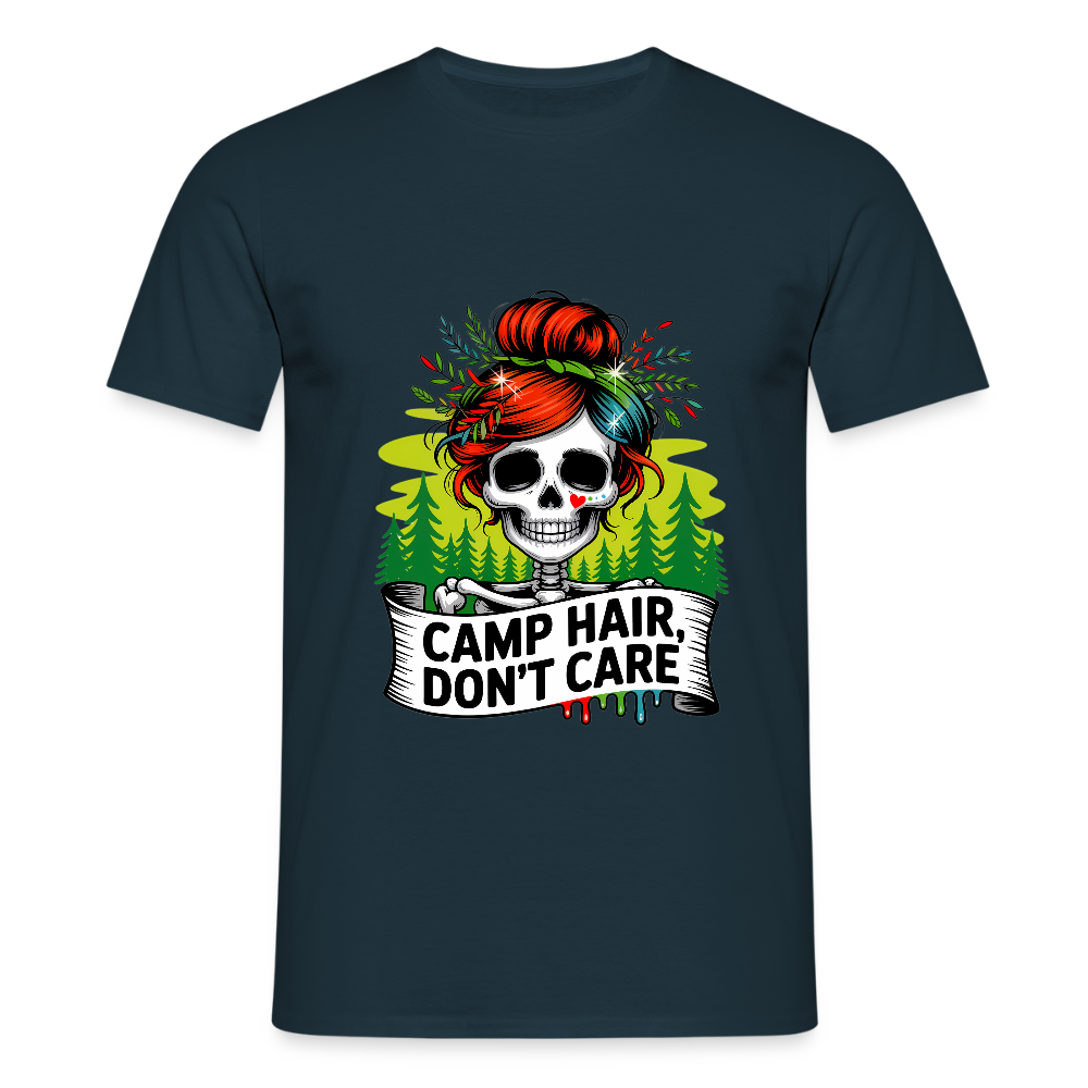 CAMP HAIR, DON´T CARE | Männer T-Shirt - Navy