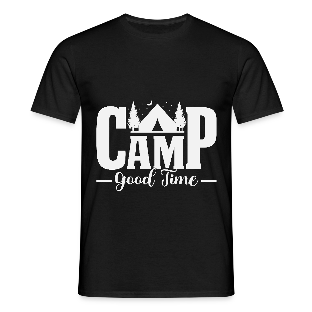 CAMP -GOOD TIME- | Männer T-Shirt - Schwarz