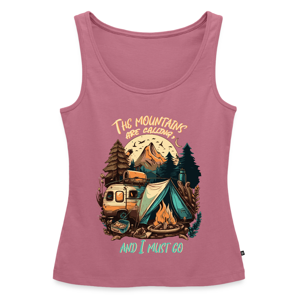 THE MOUNTAINS ARE CALLING | Frauen Premium Tank Top - Mauve