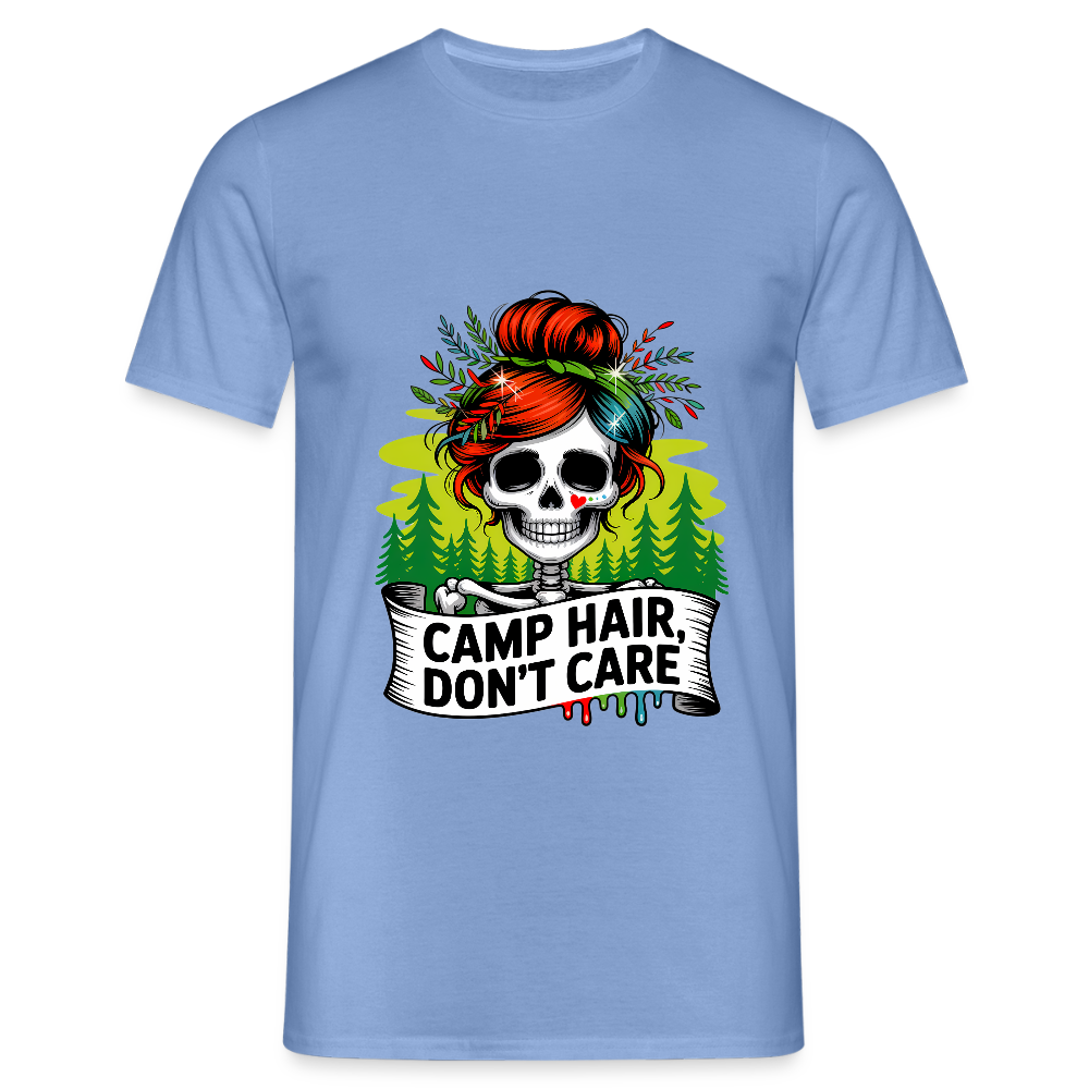 CAMP HAIR, DON´T CARE | Männer T-Shirt - Carolina Blue