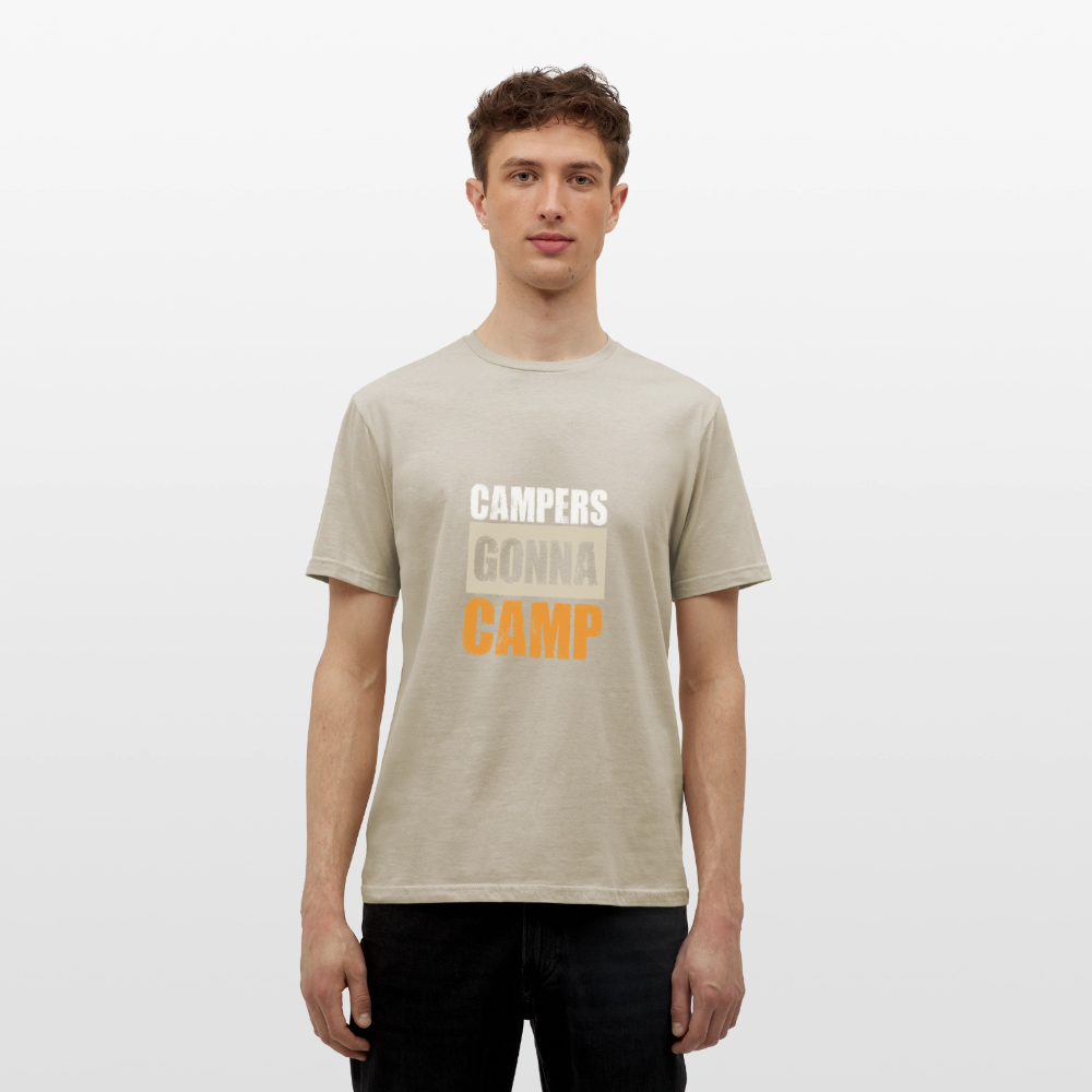 CAMPERS GONNA CAMP | Männer T-Shirt - Sandbeige