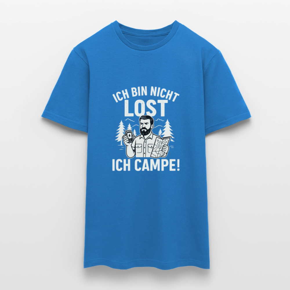 Ich bin nicht lost - ICH CAMPE! | Männer T-Shirt - Royalblau