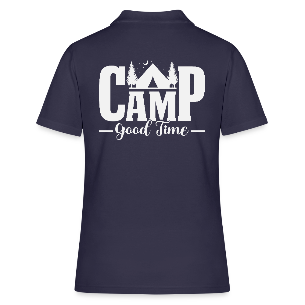 CAMP -GOOD TIME- | Frauen Polo Shirt - Navy