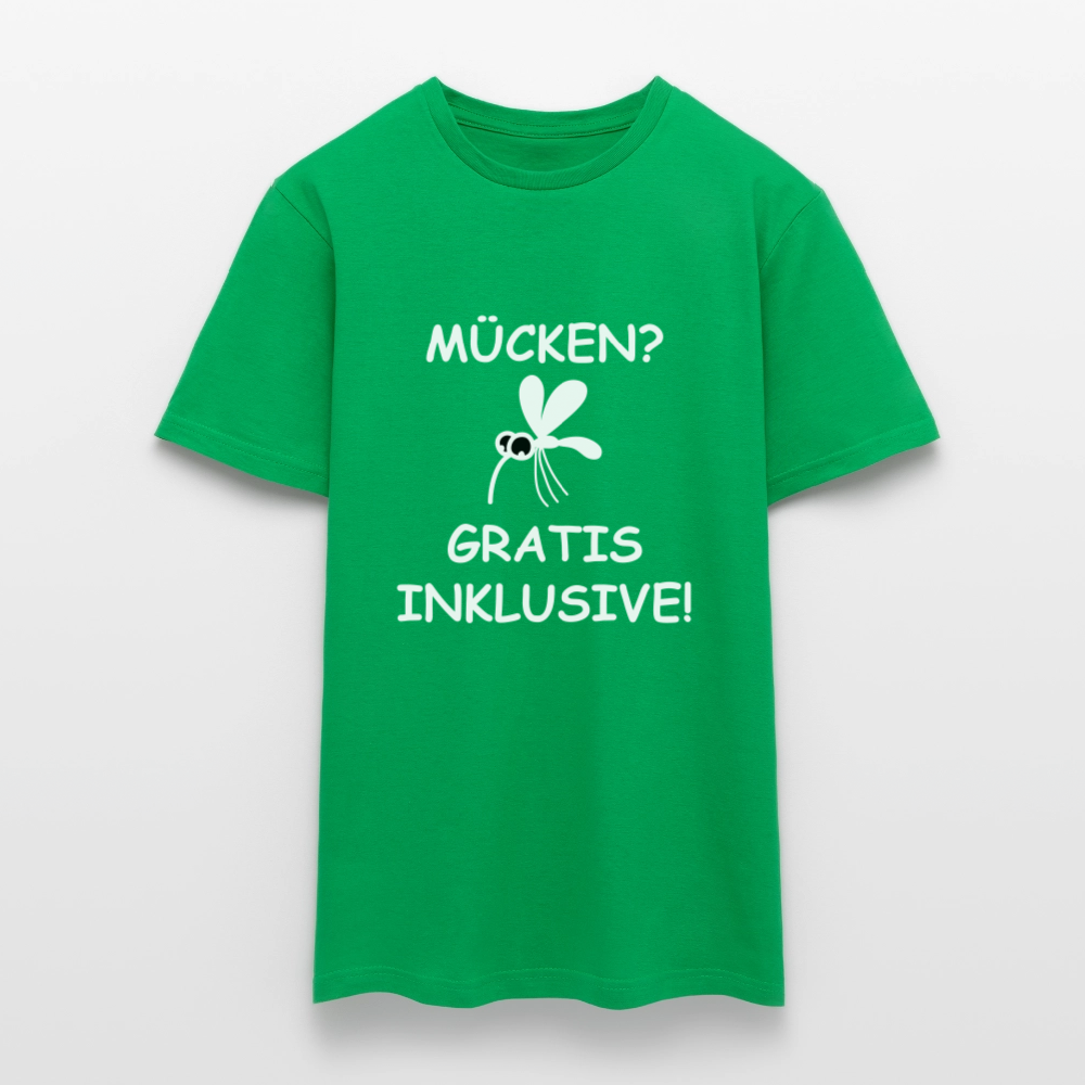 MÜCKEN? GRATIS INKLUSIVE! | Männer T-Shirt - Kelly Green