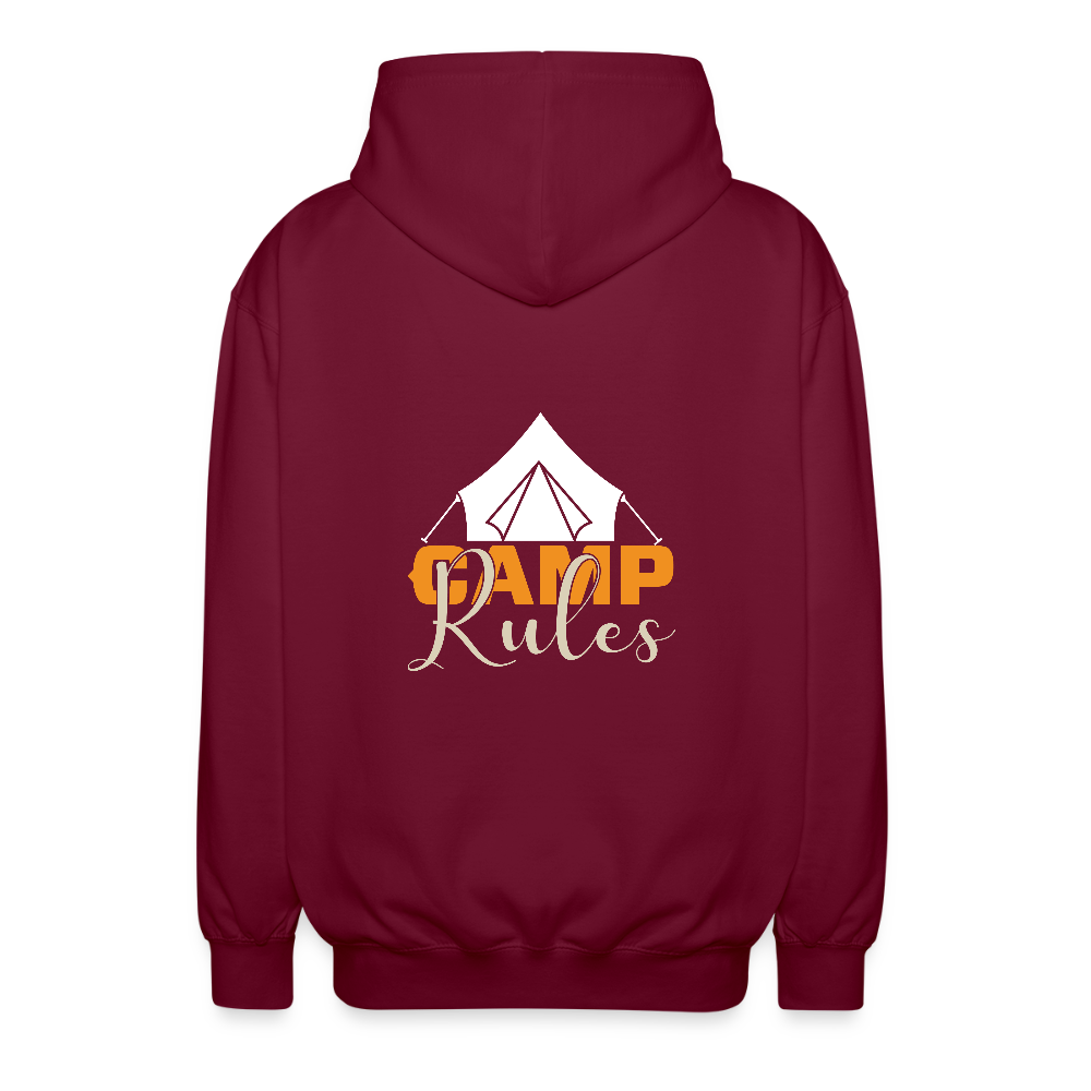 CAMP RULES | Unisex Kapuzenjacke - Bordeaux