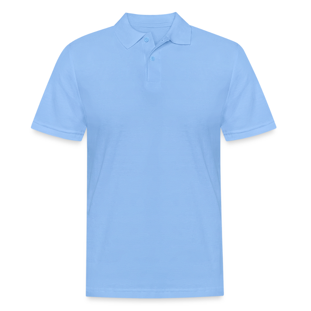 Wohnmobil unter Palmen | Männer Poloshirt - Himmelblau
