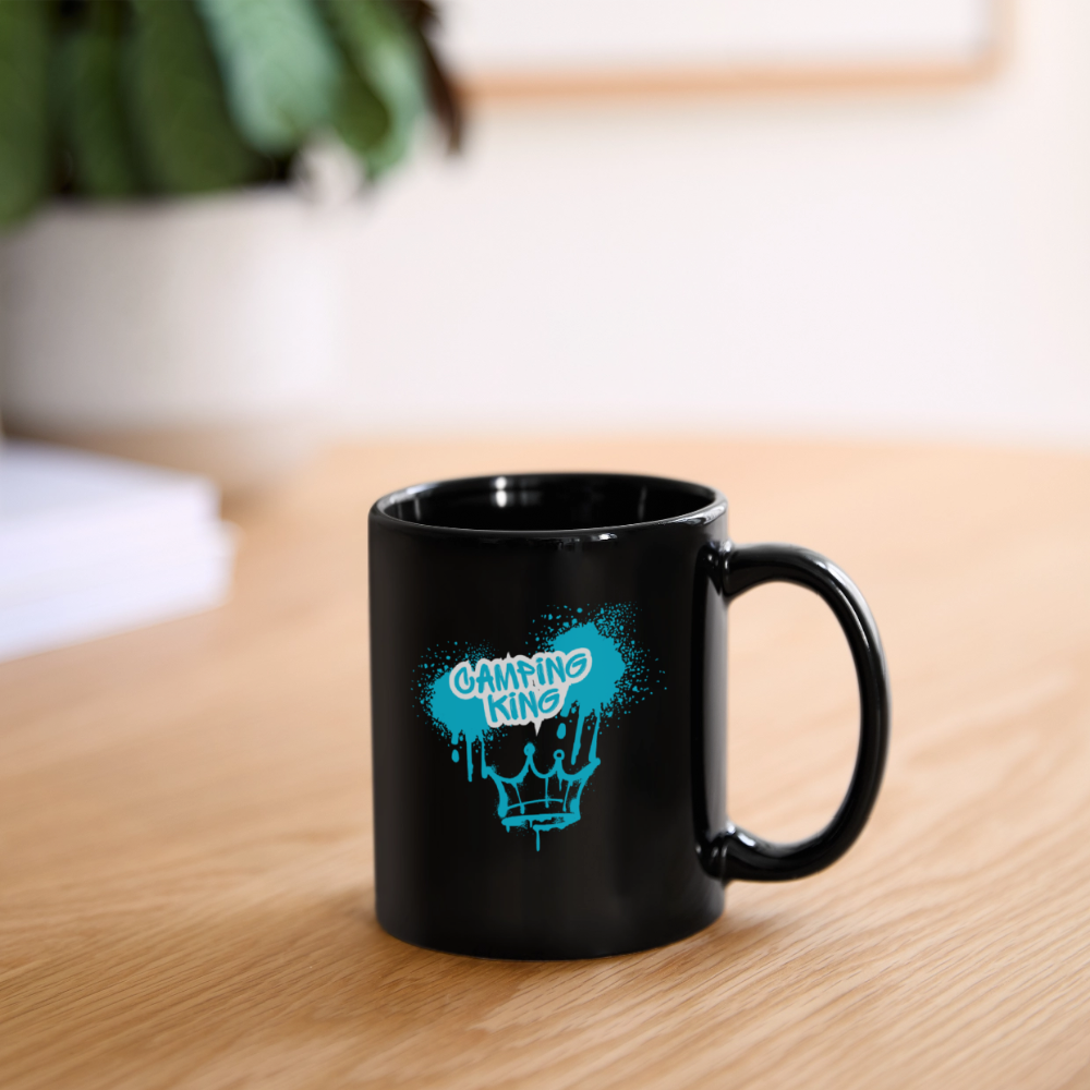 CAMPING KING | Tasse einfarbig - Schwarz