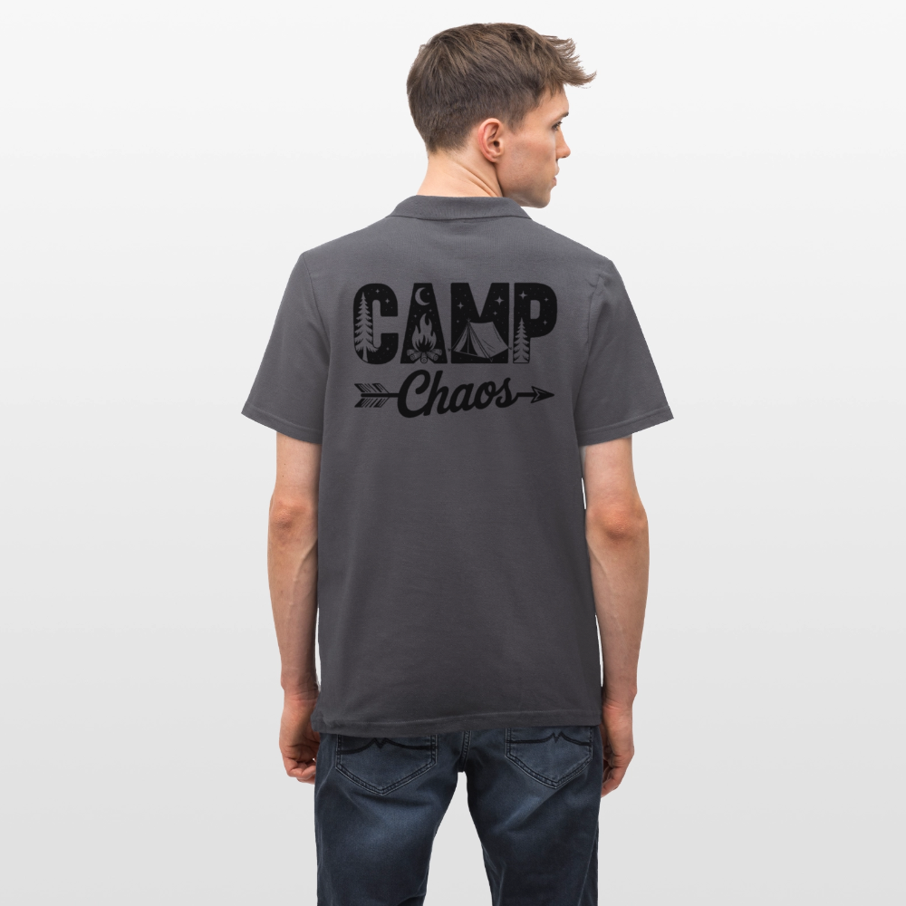 CAMP CHAOS | Männer Poloshirt - Anthrazit