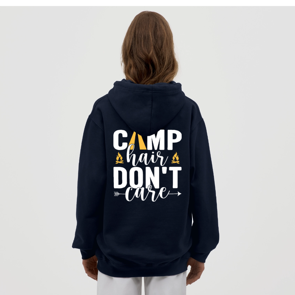 CAMP HAIR DON´T CARE | Unisex Hoodie - Navy
