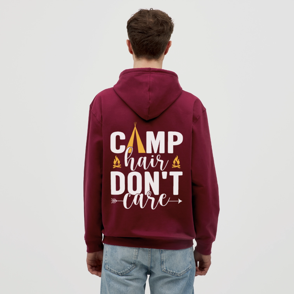 CAMP HAIR DON´T CARE | Unisex Hoodie - Bordeaux