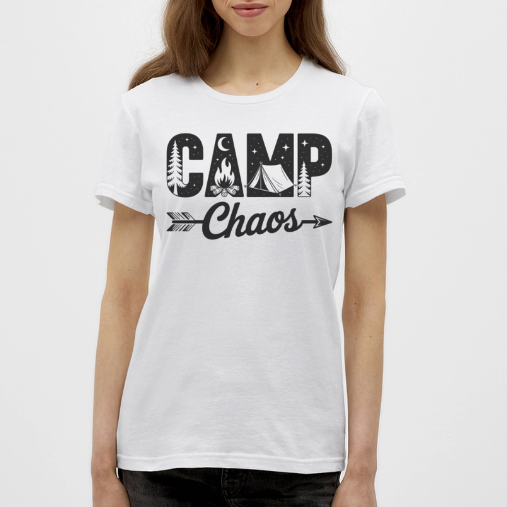 CAMP CHAOS | Frauen T-Shirt - Weiß