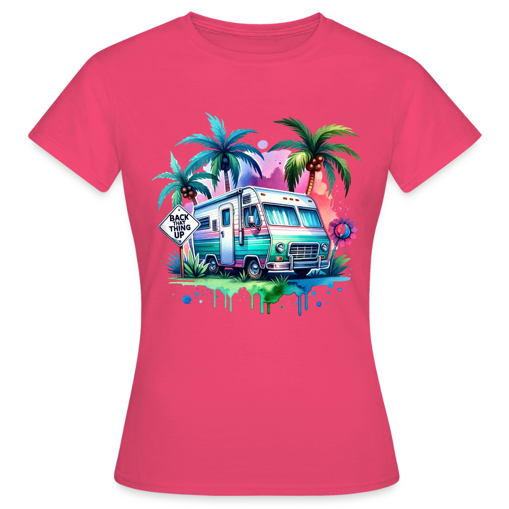 Wohnmobil unter Palmen | Frauen T-Shirt - Azalea