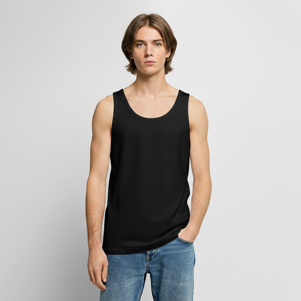 Wer braucht Zimmerservice, wenn es Lagerfeuer gibt? | Männer Premium Tank Top - Schwarz