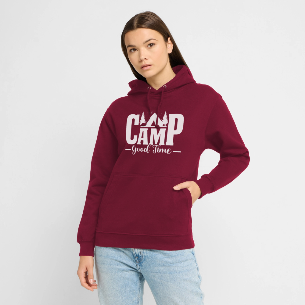 CAMP - GOOD TIME- | Unisex Hoodie - Bordeaux