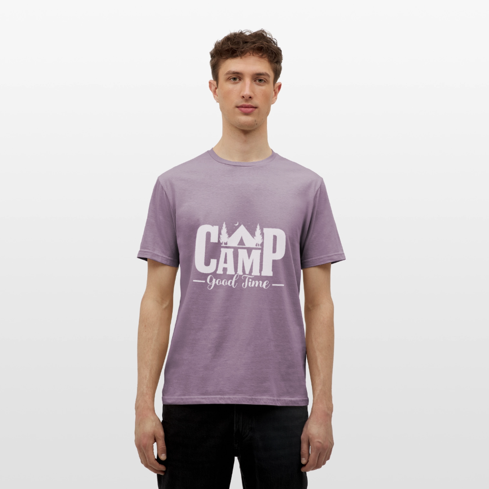 CAMP -GOOD TIME- | Männer T-Shirt - Lilagrau 