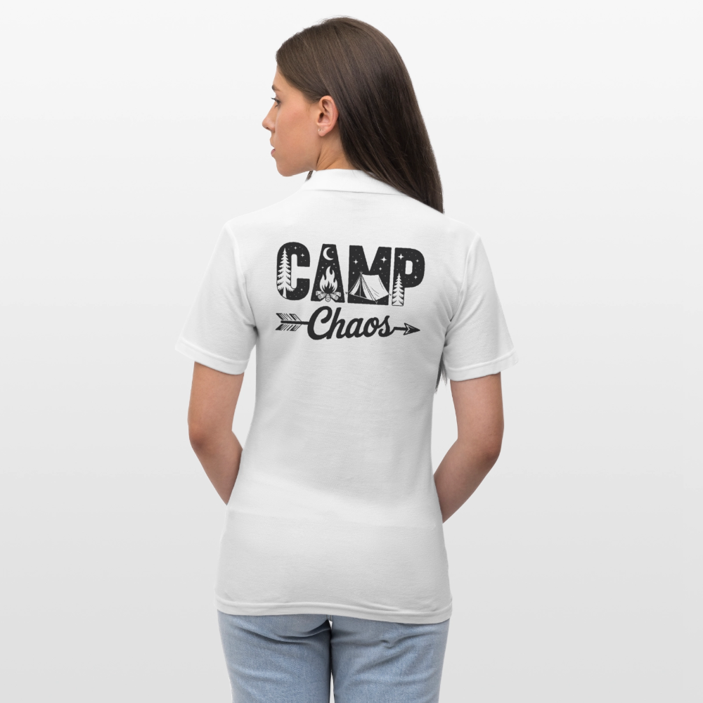 CAMP CHAOS | Frauen Polo Shirt - Weiß