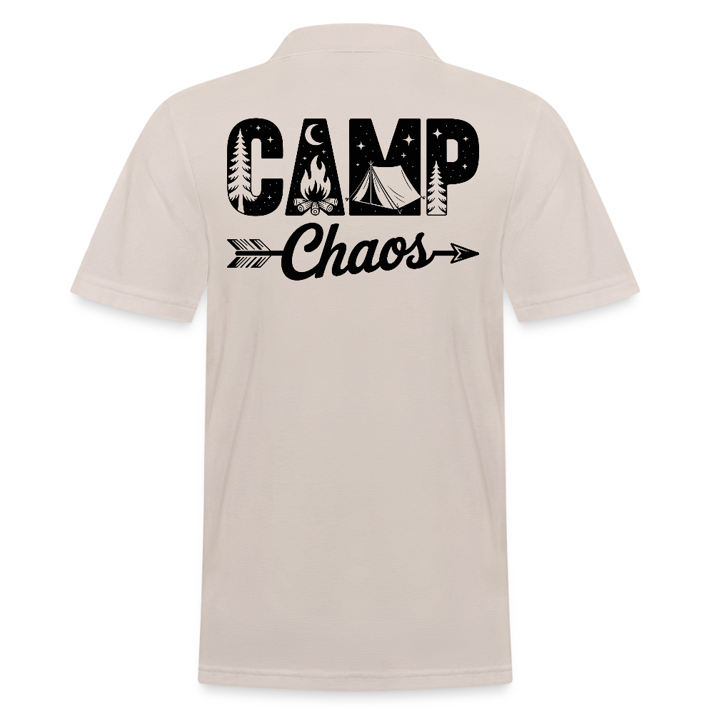 CAMP CHAOS | Männer Poloshirt - Beige