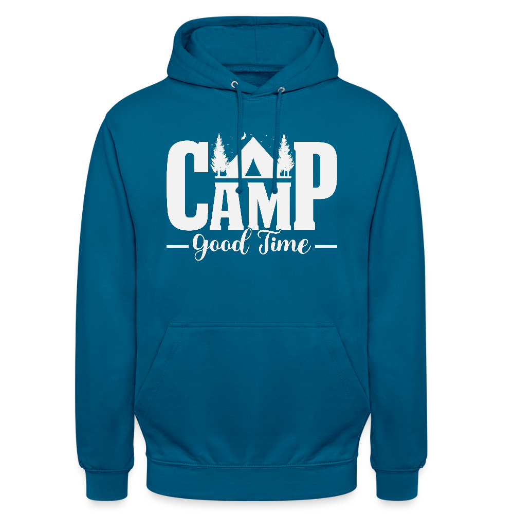 CAMP - GOOD TIME- | Unisex Hoodie - Tiefseeblau 