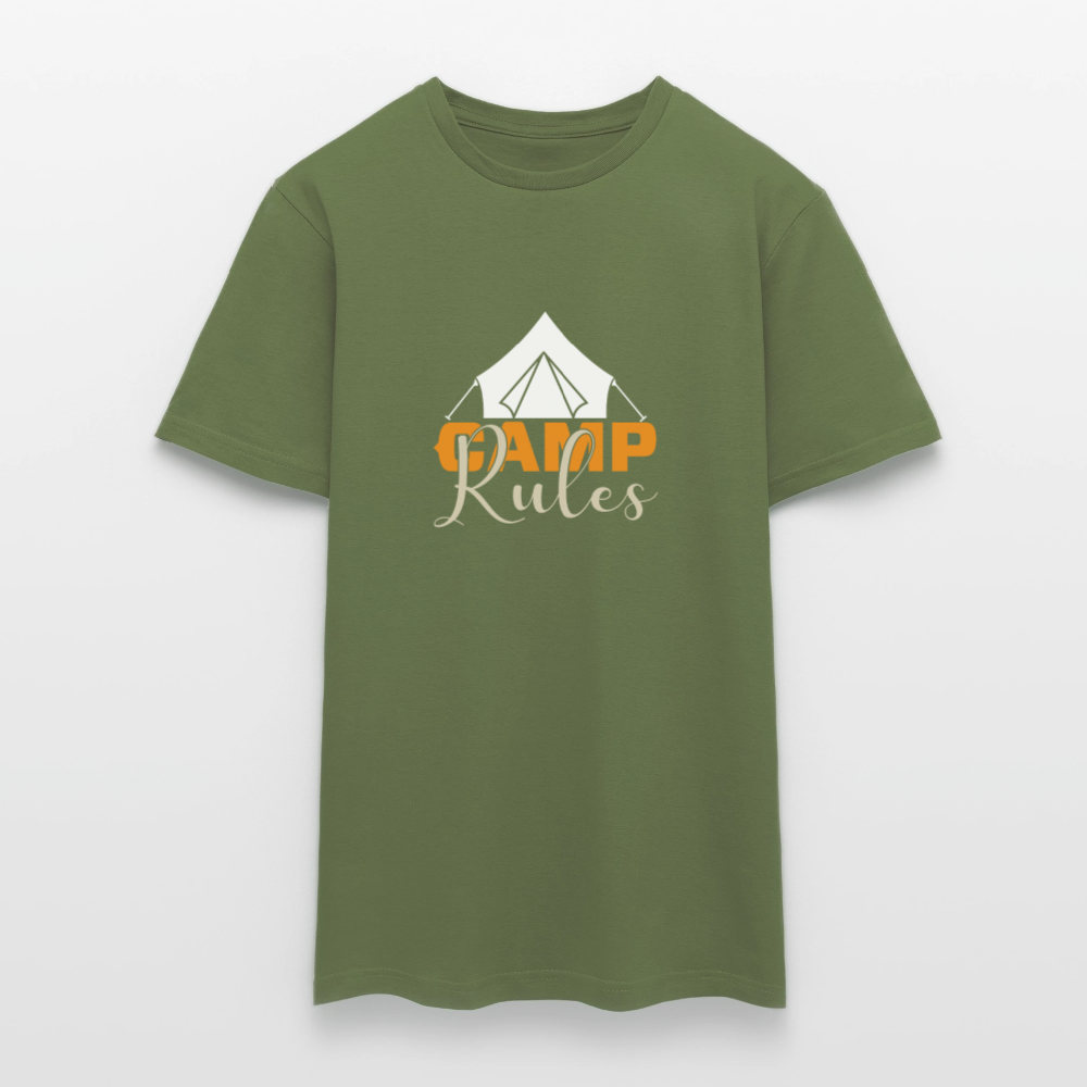 CAMP RULES | Männer T-Shirt - Militärgrün