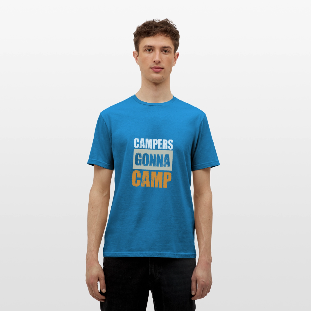 CAMPERS GONNA CAMP | Männer T-Shirt - Royalblau